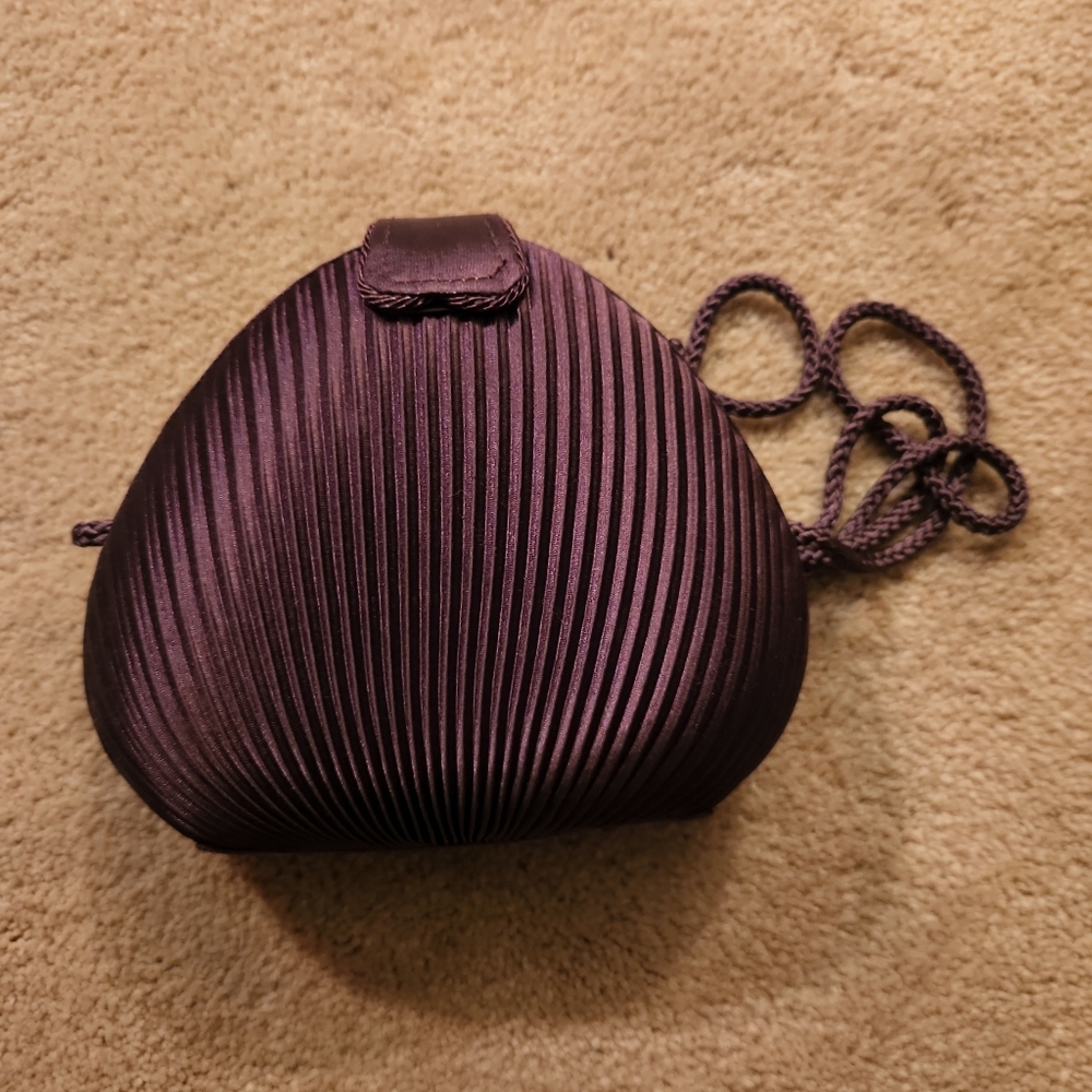 Brown Vintage Sasha Satin Handbag - Picture 4 of 4